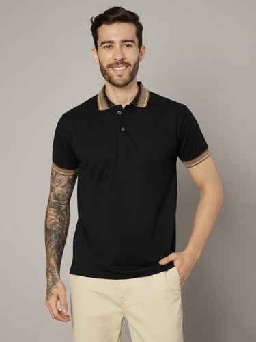 Image of LEOTUDE Men's Matty Regular Fit Half Sleeve Polo T-Shirt Combo (Pack of 3)