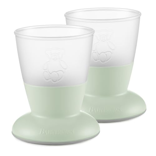 Image of BabyBjörn Baby Cup, 2-pack, Powder green