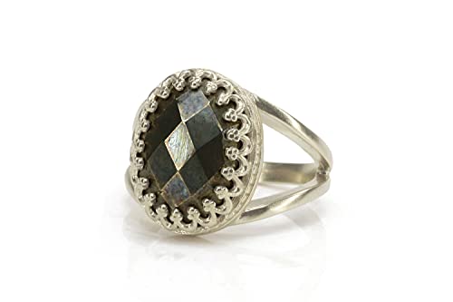 Bague de mode pour femmes en pyrite pour sublimer votre style quotidien