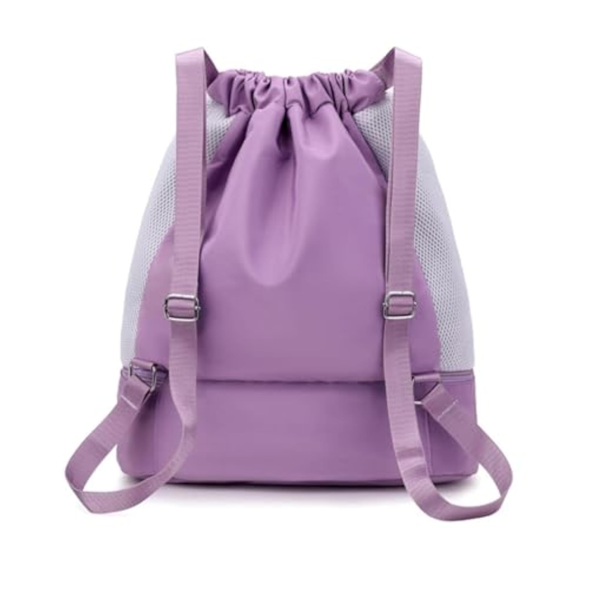 Drawstring Backpack Wet and Dry Separation Bag, Waterproof Gym Bag