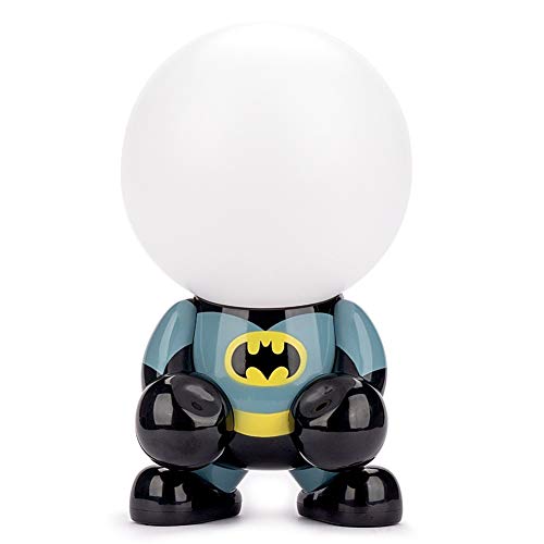 LED Nuit Lumière Creative Cartoon Transformers Geek Superman Batman USB Rechargeable Lampe De Table Cadeau Enfants