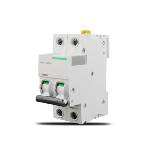 Disjoncteur iC65N 2P C6 Acti9 Schneider pour protection électrique phase neutre