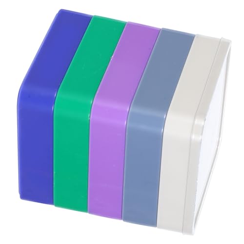 WOFASHPURET 1Set Colored Plastic Watch Parts Storage Box with Lids Durable Organizer for Watchmaker Tools Efficient Small Plastic Containers for Watch Repair and Maintenance