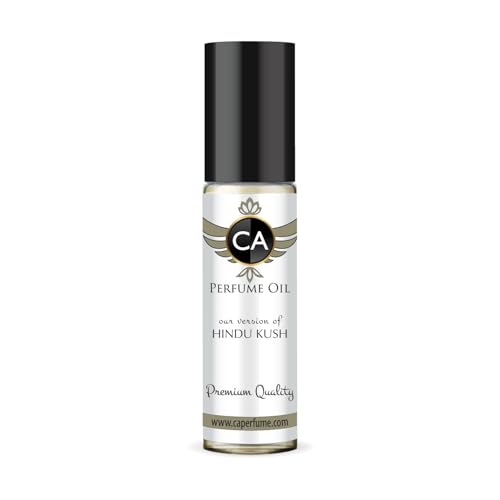 CA Perfume Impression of Hindu Kush Unisex Fragrance Oil Amber Woody Scent Long Lasting Perfumes for Women &amp; Men Travel Size TSA Ready Mini Parfum Body Oil Roll-on 0.33 Fl Oz 10ml