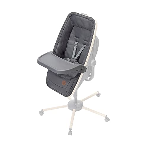 Maxi-Cosi Alba Kit de comida para bebé, bandeja y funda para trona, tejidos 100% reciclados, 6 meses - 3 años (15 kg), Beyond Graphite