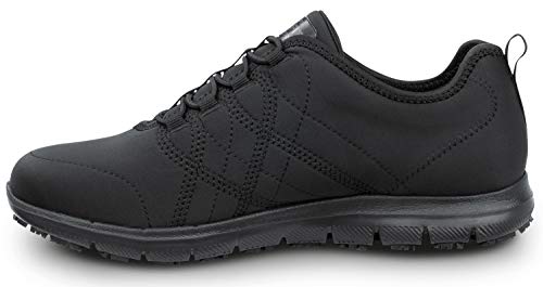 Skechers Alex Women's Black Soft Toe Slip Resistant Athletic4