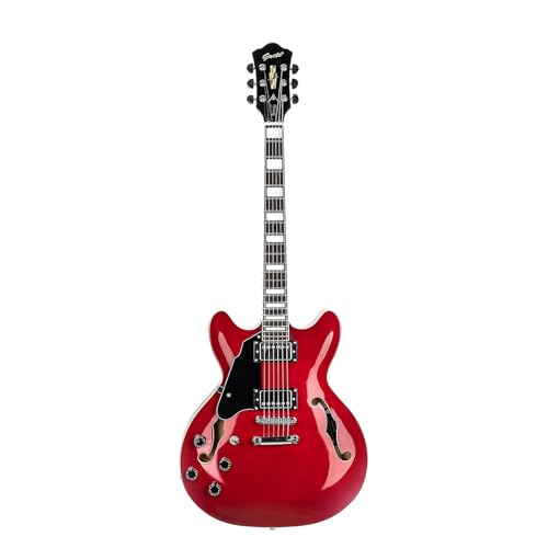 Guitarra eléctrica para principiantes Guitarra eléctrica de tamaño completo para zurdos instrumento de...