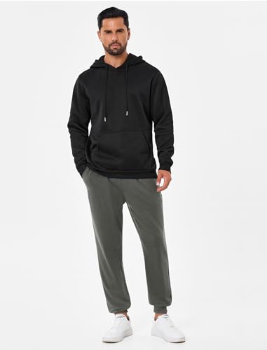 SILKWORLD Mens Sweatpants Tapered Athletic Joggers Workout Running Jogging Track Pants with Zipper Pockets3