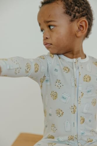 Image of Copper Pearl Zip-Up Footie Baby Pajamas - Soft Newborn Onesies for Boys & Girls, Tag-Free with Two-Way Zipper Baby Sleepers for Newborn - 24 Months, Chip
