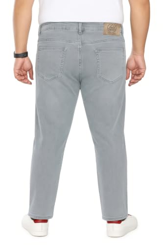 Image of Pluss Tribe - Plus Size Jeans for Men - Denim Jeans - Ideal for Casual, Office Available Sizes : 40 to 52
