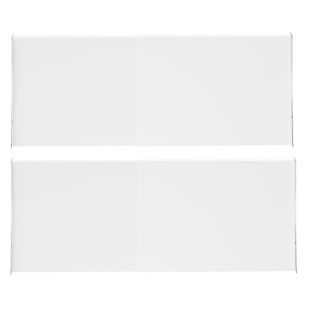 Slideep Expandable Closet Tension Shelf, Metal Adjustable Wardrobe Shelves Organizer System with Strong Seamless Sticker for Kitchen, Wardrobe,