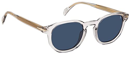 David Beckham DB 1007/S TRANSPARENT GREY/BLUE 49/24/145 men Sunglasses3