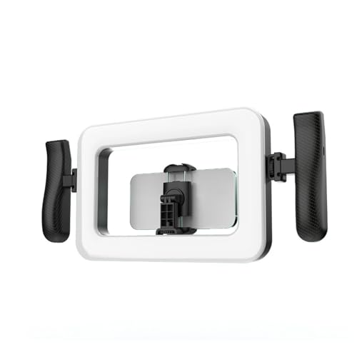 Pomya �n���h�w���h�X�N�G�A�ʐ^�⏕���A�����\�ȐF���x2900K?7000K�A3600mAh�o�b�e���[�ƃ��C�����X�����R���t���A���C�u�X�g���[�~���O�r�f�I�^��ʐ^�p