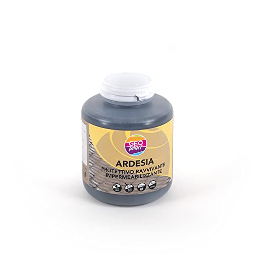 ARDESIA - Protettivo ravvivante impermeabilizzante ad elevata penetrazione tinta ardesia interno esterno 0,5/1 Litri (1 Litro)