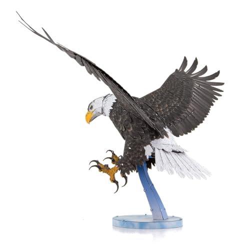 Metal Earth Premium Series American Bald Eagle 3D Metal Model Kit Fascinations - Image 2