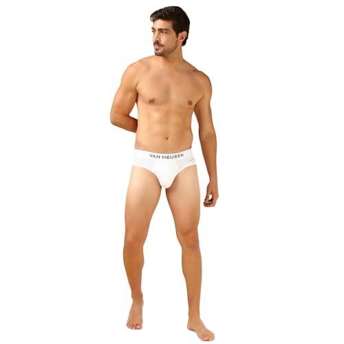 Image of Van Heusen Men's Brief Pack of- 1 | Air Series| Light as air |Ultralight for superior comfort| Mesh Fabric | Breathable Active Trunks - Moisture-Wicking| Sweat Absorbant | Stretch Cotton Blend| Underwear for Active Wear | Style 40007