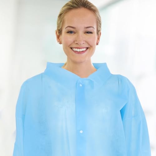 Blouses de laboratoire légères et polyvalentes en lot de 10 - 4