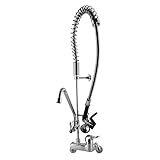 miscelatore monocomando prerisciacquo da cucina rubinetto per lavello commerciale in ottone montato a parete bocca oscillante da 8 pollici aggiuntiva, rubinetti alti da 35 pollici auspicious clouds