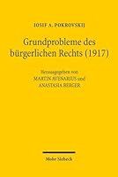 Grundprobleme Des Burgerlichen Rechts (1917) 3161537718 Book Cover