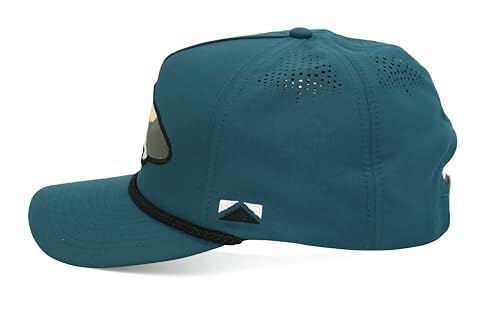 Image of Paramount Outdoors Sunset Trout Fishing Hat Mountain Fish Silhouette Performance Outdoor Hat with Comfort Snapback