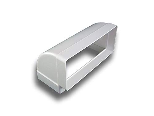 Conduit coudé à 90° vertical pour évacuation d'air - Système de ventilation 150 (90 x 220) Cover