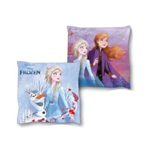 Disney Reine des Neiges, Coussin, Oreiller, 24 X 24 CM, Enfant, Canape, Lit, Doux, Rafraichissant, Modèle FRO24-3971-TU-24 CM