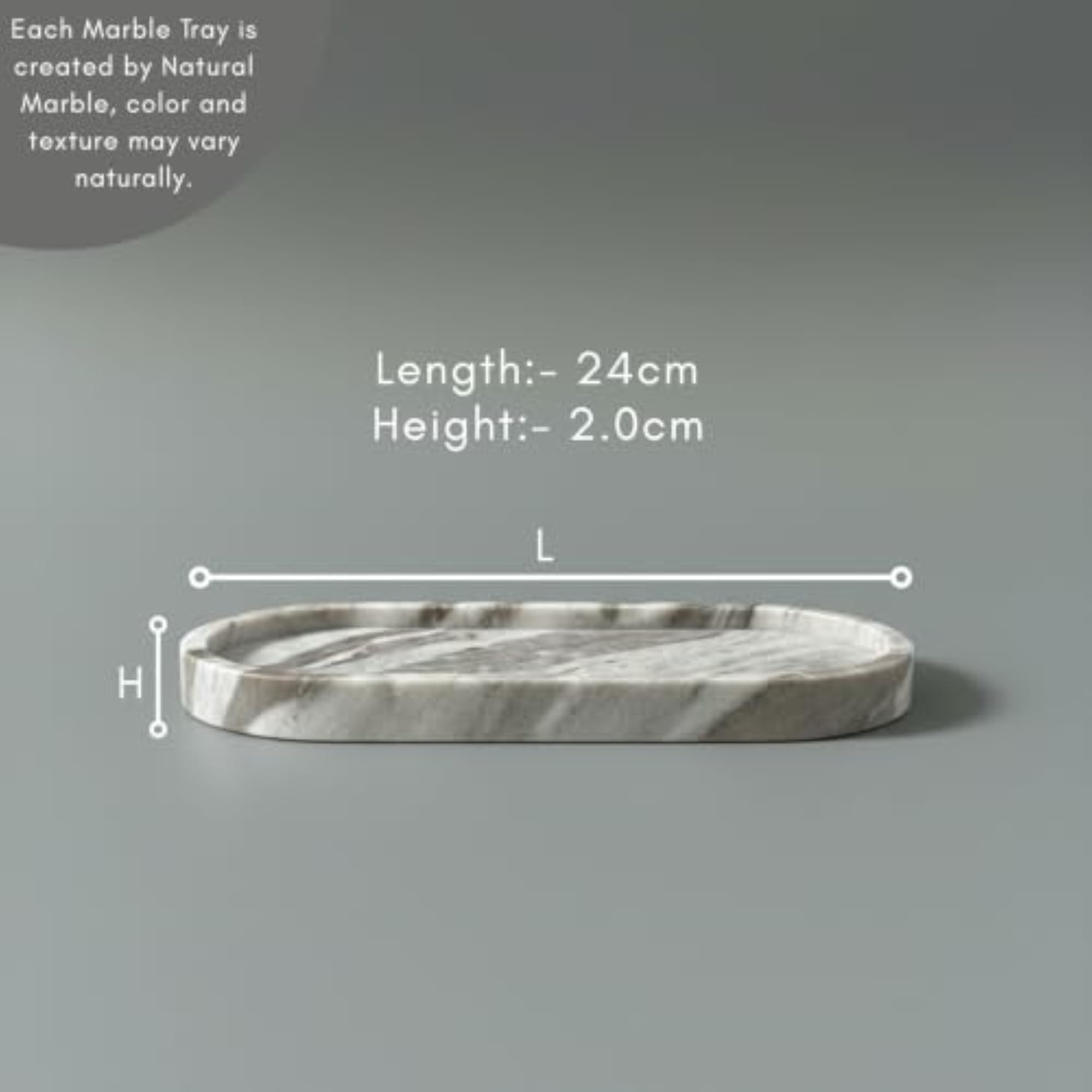 Rainforest Brown Marble Tray