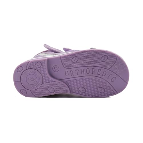 Toddler Arch and Ankle Support Orthopaedic Sandals,Purple High Top AFO Shoes4