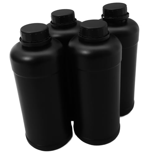 Ciieeo 4pcs Storage Bottles Empty Sample Containers for Ink Chemicals More Leak Resistant Design Versatile Use Laboratories Industrial Applications
