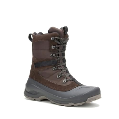 Image of Kamik Men's Insulated Empire X Winter Boots - Durable Rubber Snow Boots for Men - Insulated Waterproof Winter Hiking Shoe - Comfort Rated to -40F - Lightweight Synthetic Rubber Shell