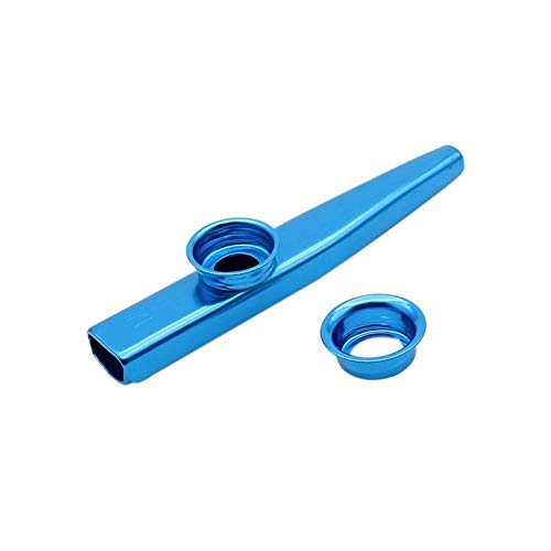 DINGGUANGHE-CUP Alliage d’aluminium Kazoo avec 5 pcs Flûte Diaphragm Bleu avec Membrane Rouge Instruments Orff Kazoo… - Les Beatles, Paul McCartney, John Lennon, RIngo Starr, George Harrison DINGGUANGHE-CUP Alliage d'aluminium Kazoo avec 5 pcs Flûte Diaphragm Bleu avec Membrane Rouge Instruments Orff Kazoo… – Image 4