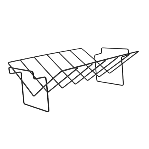 BESPORTBLE Barbecue Portable Rôtissoire Panier Support pour Feu De Camp Rôtissoire pour Dinde Grille pour Poisson Barbecue Poulet Cuisine en Plein Air