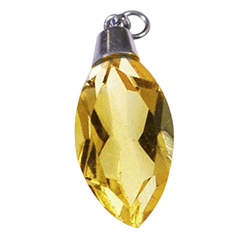 Pendentif pierres précieuses argent 925 pour look bureau et soirées