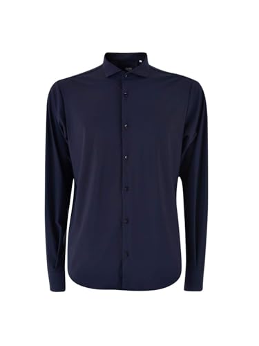 Yes Zee chemises bleu C505 la finition italienne haut de gamme
