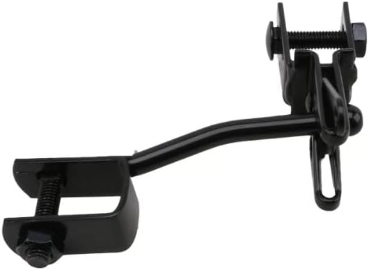 1" x 1" Square Hinge Steel Gravity Latch for Steel Gates (Powder Coated Black)