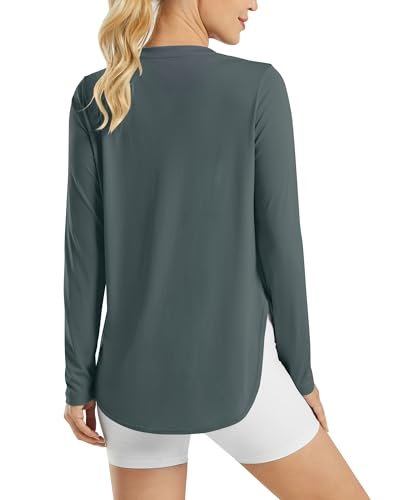 Image of G4Free Lightbreeze Womens UPF 50+ Long Sleeve Workout Tops Quick Dry UV Sun Shirt Running Gym Hiking Yoga Casual Lightweight