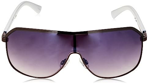 Southpole 5012sp Men's Uv Protective Rectangular Metal Shield Sunglasses. Cool Gifts for Him, 138 Mm2