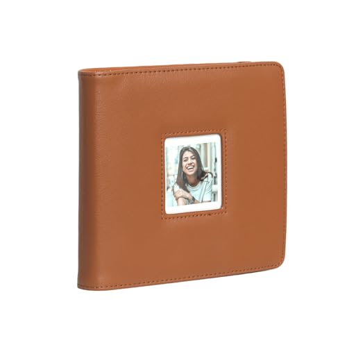 Fotoalbum mit 288 Taschen, kompatibel mit Polaroid Go/Go Gen2-Kamera, für Polaroid Go Film, für 6 x 7 cm Bilder (braun)