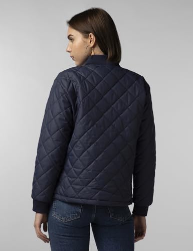 Image of FYLTR Women's Winter Puffer Jacket with Patch Pockets - Stylish Boxy Fit | Full Sleeves | Extended Placket | Snap Button | Winter Jacket for Women