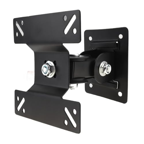 Support TV mural réglable 14-27 pouces universel pour écran plat pivotant 180°