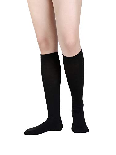 Image of SATINIOR 2 Pairs Women Knee High Socks Thigh High Stockings Long Tall Thin Socks for Women Christmas Cosplay Party Stockings