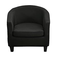 Driezitsbank en fauteuil van fluweel CHESTERFIELD - pastel roze