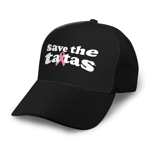 Save The Tatas Bonnets Curved Brim Mesh Baseball Cap Casual Sun Hat Unisex