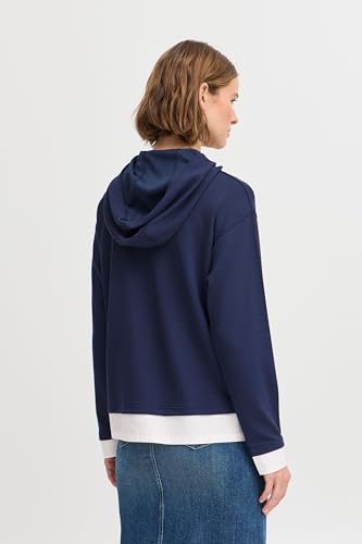 Pull à capuche b.young avec capuche légèrement élastique coupe droite