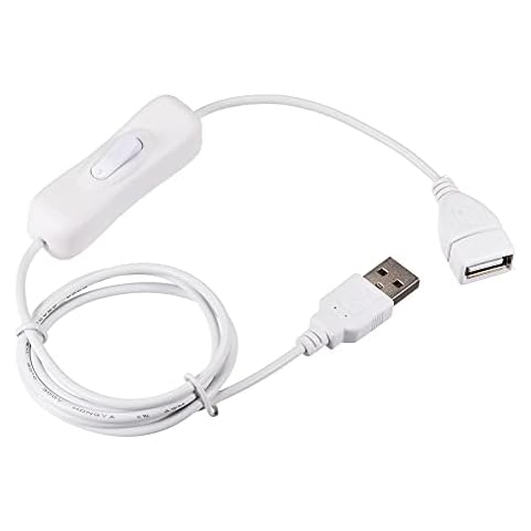 sourcing map USB Cable with Switch for LED Devices Cover