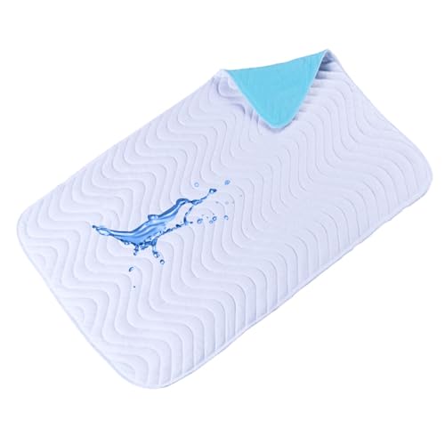 Ultra-Absorbent Waterproof Mattress Protector - 70x90cm, Hypoallergenic Quilted Sheet for Adult & Child Bed Wetting, Incontinence Aid
