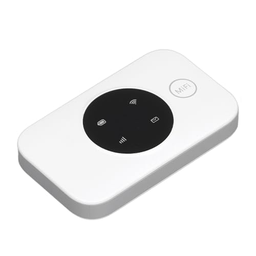 Image of Generic Travel WiFi Hotspot Fast 4G Mobile WiFi 300Mbps Router for Outdoor Camping,10 Users Portable Hotspot with 3000MAh Battery for Laptops, White