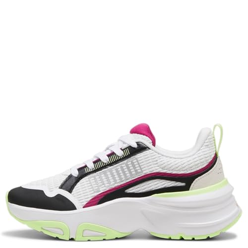 PUMA Divine Women's Sneaker, 8 B(M) US, White-Black-Apple2