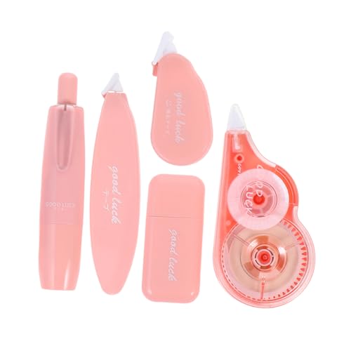 DIYEAH 5 Unidades De Cinta Correctora De Bolsillo Para Libros Cinta Correctora Blanca Para Libros Cinta Correctora De Papel Material Escolar Japonés Rodillo De Cinta Correctora