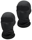 Cagoule : Livré avec 2 pièces de cagoule de protection UV en soie glacée, 2 noires, parfaites pour votre changement quotidien ou à partager avec vos amis et votre famille.